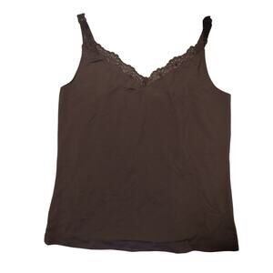 VTG Y2K Relatively Lace Cami Medium Festival Boho Lightweight Preppy Babydoll